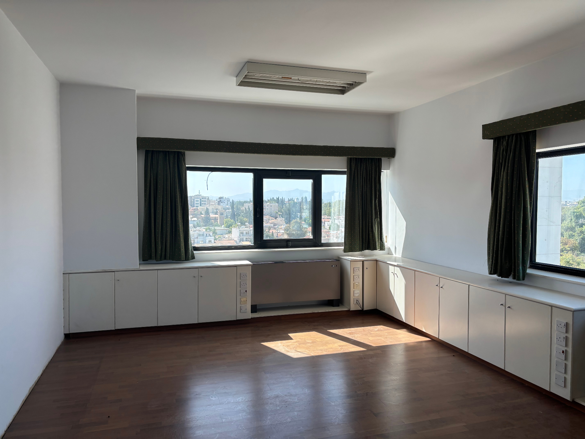 5th floor office with views toward the Pentadaktylos mountains